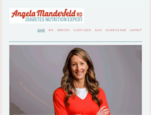 Tablet Screenshot of healthysolutionswithangela.com
